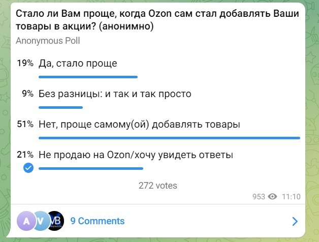 OZON автоматическое добавление товаров в акцию 1