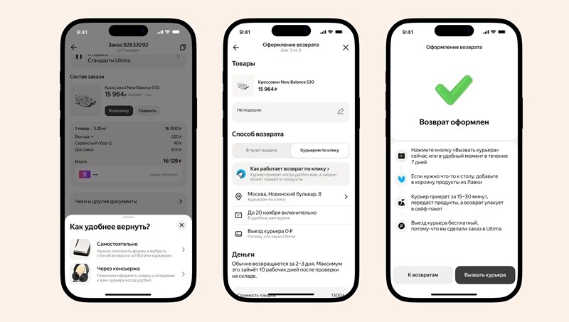 Возврат по клику Ultima Яндекс Маркет _