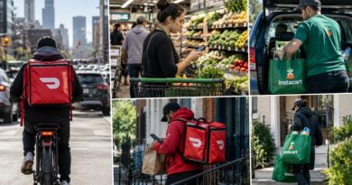 DoorDash и Instacart _