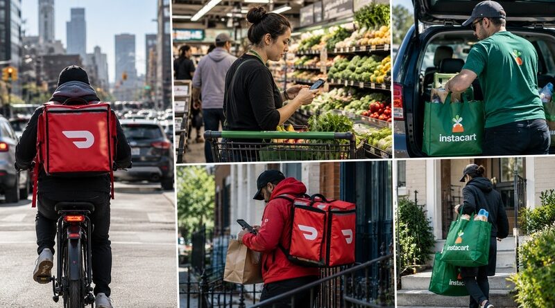 DoorDash и Instacart _
