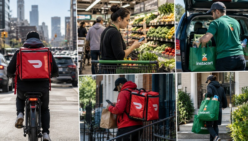 DoorDash и Instacart _